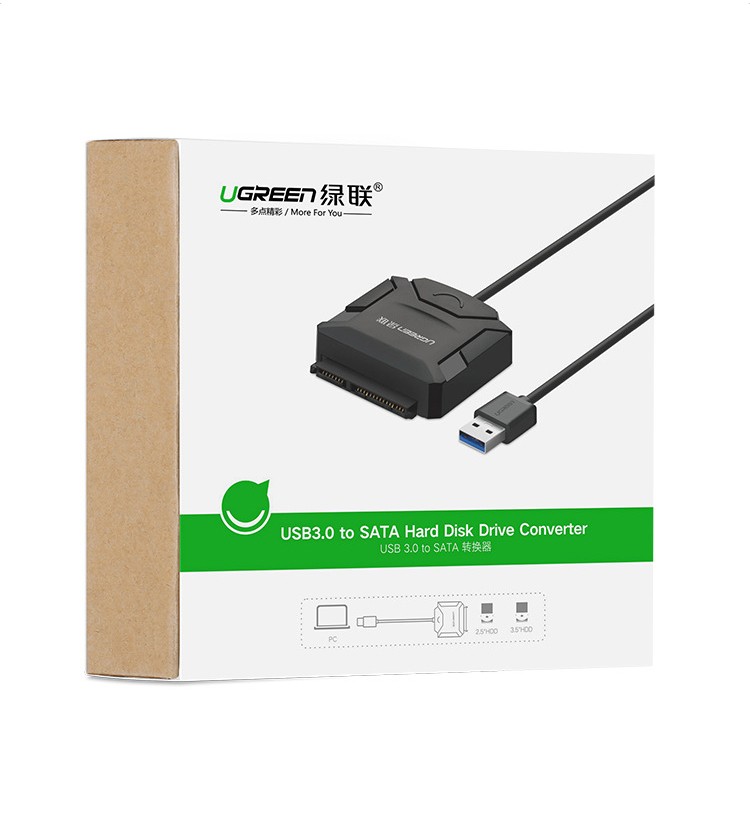 Адаптер Ugreen для подключения жесткого диска USB3.0 - SATA