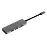 Переходник Type-C to HDMI 5 в 1 (USB 3.0 HDMI TF SD CARD) для MAC  (3)