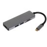 Переходник Type-C to HDMI 5 в 1 (USB 3.0 HDMI TF SD CARD) для MAC  (4)