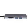 Переходник Type-C to HDMI 5 в 1 (USB 3.0 HDMI TF SD CARD) для MAC  (6)