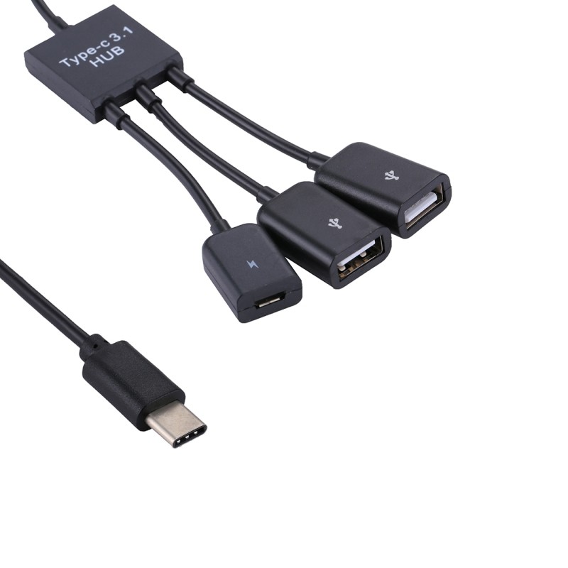 OTG-кабель TYPE-C - USB/MicroUSB