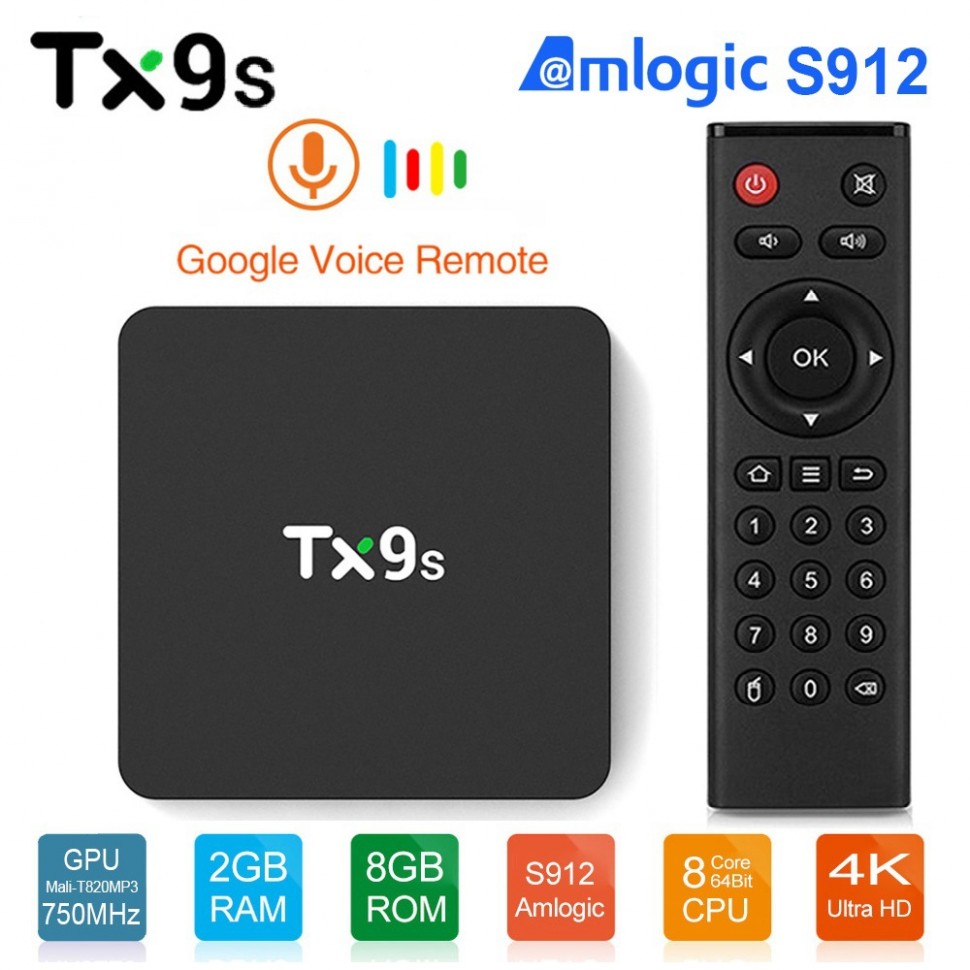 Smart TV приставка TANIX TX9S 2Gb + 8Gb