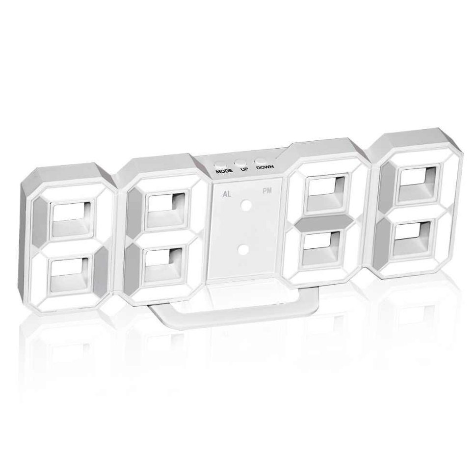 Настенные LED часы 3D 6