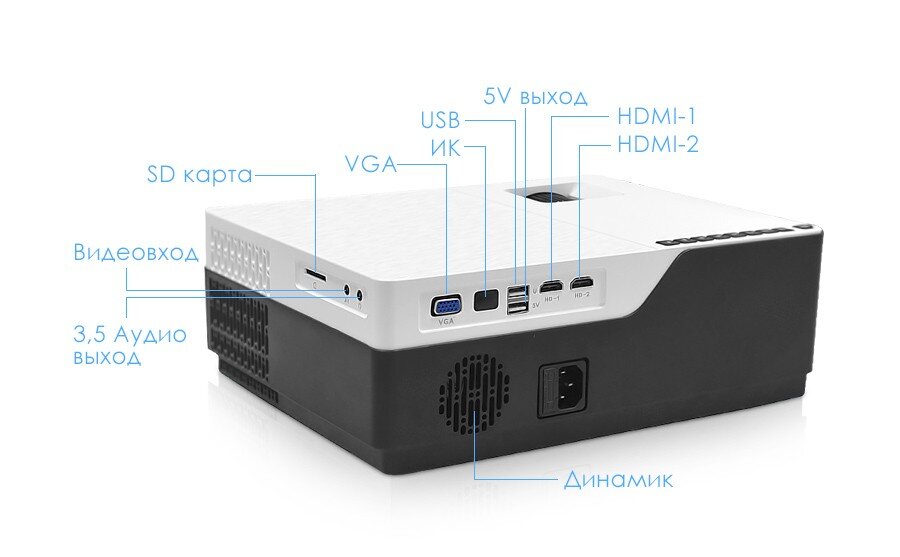 Проектор Everycom M18 Full HD  (6)