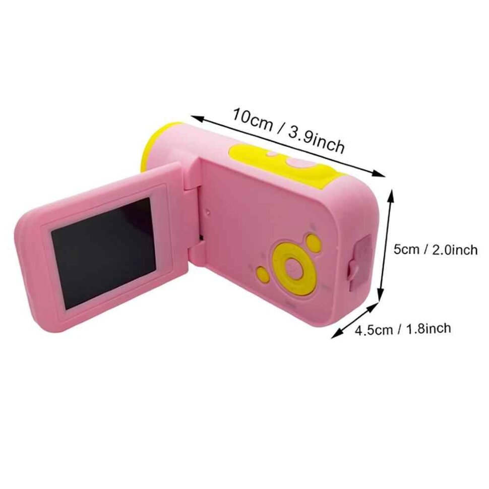 Детский цифровой фотоаппарат C16DV "Видеокамера" Розовый (3)