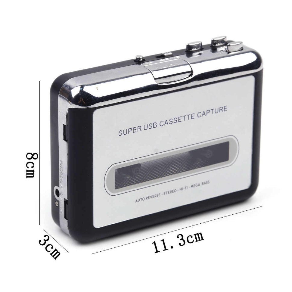 Кассетный/MP3 магнитофон с USB (для оцифровки аудиокассет) 4