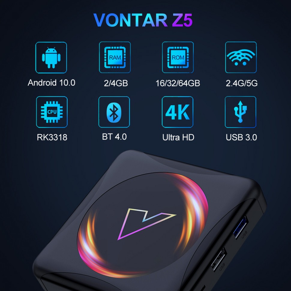 Smart TV приставка Vontar Z5 4Gb + 32Gb