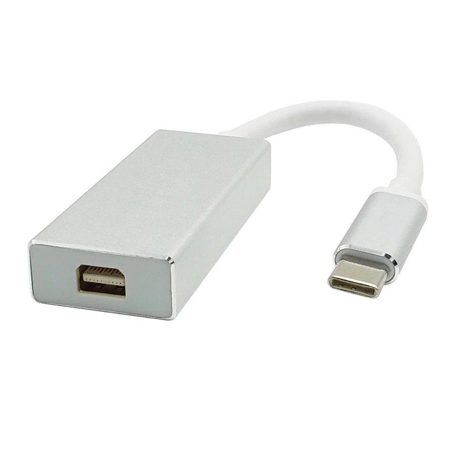 Кабель-переходник Type-C USB3.1 (M) - Mini DisplayPort (F) из алюминиевого сплава