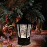 Декоративный новогодний фонарь "Снеговик у елки" CFL-6
