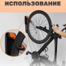Кронштейн для велосипеда настенный, черный + оранжевый, комплект 2 шт. (арт 4954.1 х 2)