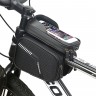 Сумка для велосипеда с прозрачным карманом для мобильного телефона (17.5*11.3*4 см х 2 кармана)