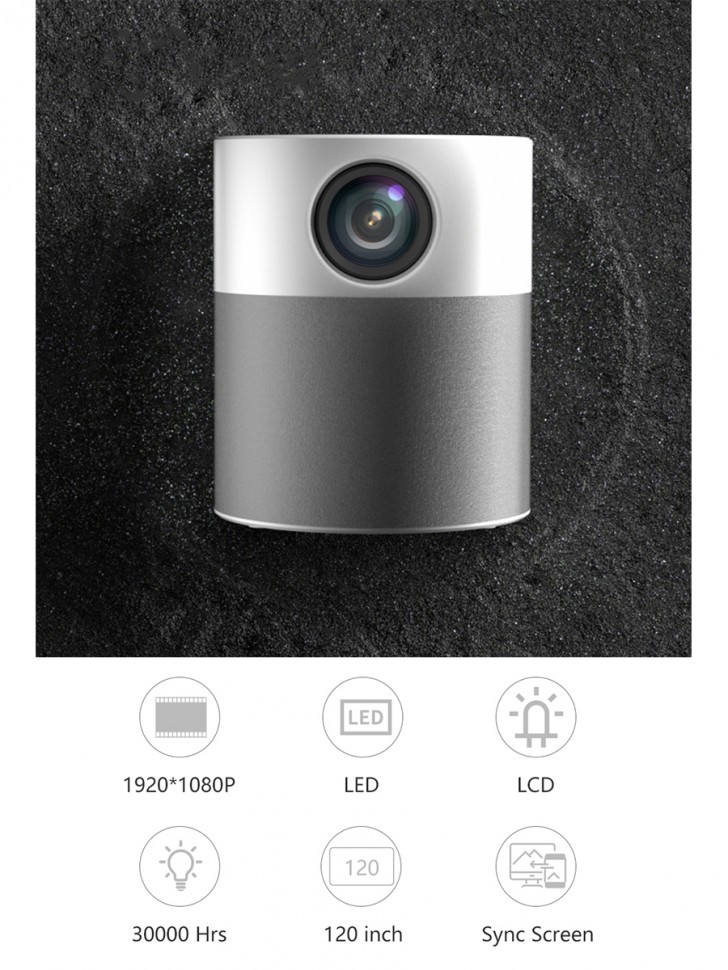 Мини проектор TouYinger T9A Full HD 5500 люмен Bluetooth (Mirroring - дублирование экрана)