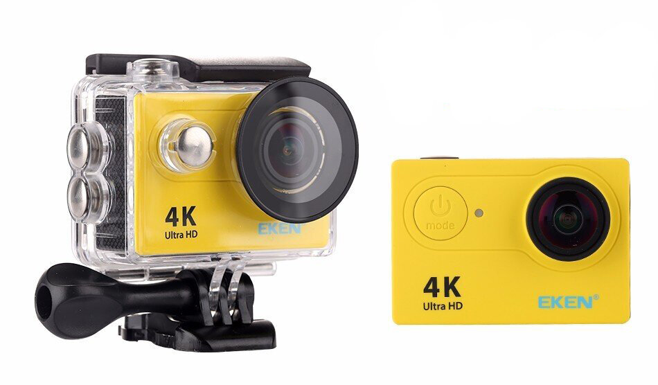 Экшн камера H9R Желтый (1)