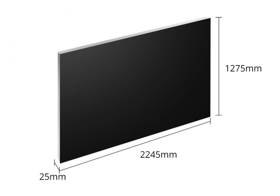 Экран для лазерного короткофокусного проектора 100" 225х128 см