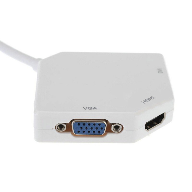 Переходник miniDP to HDMI DVI VGA  (2)