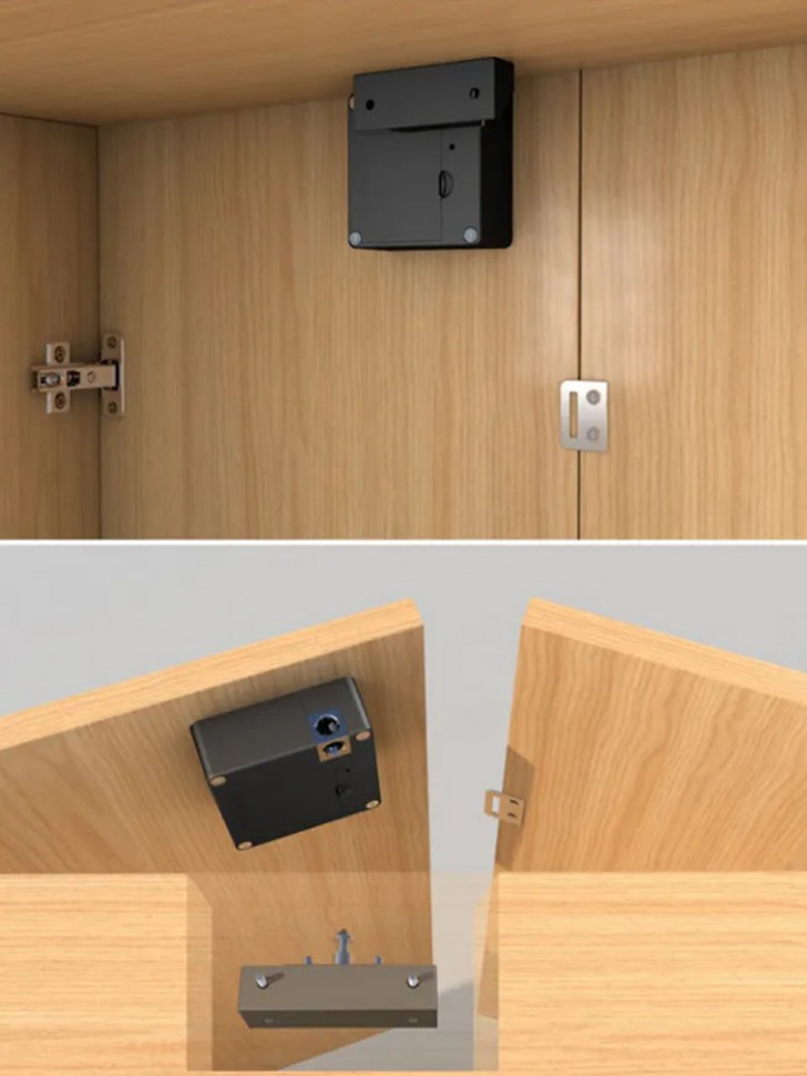 Умный электронный замок невидимка для шкафчиков с Bluetooth TTlock